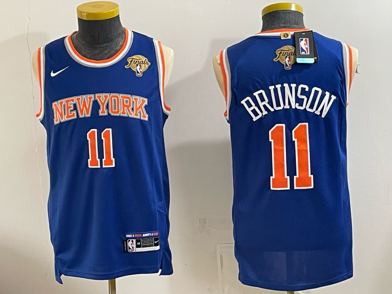 Men New York Knicks #11 Brunson blue 2026 Nike NBA jersey 0627004